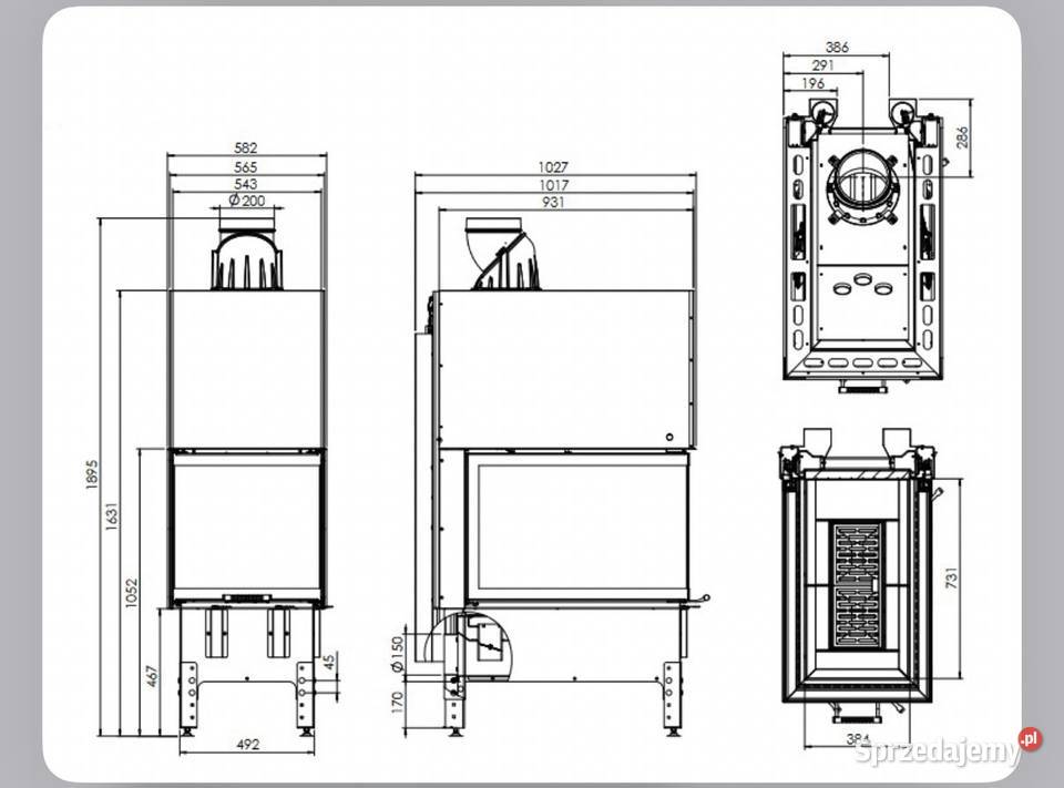 TRINITY 548053G ogień który otula z trzech Poznań