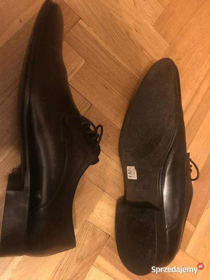 Buty męskie firmy Ryłko w kolorze czarnym 43 Półbuty Warszawa