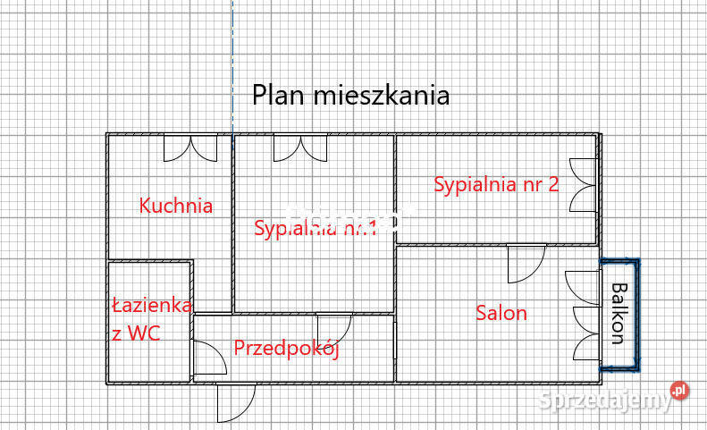 3 pokojowe mieszkanie Terespol Wojska Polskiego Liczba pokoi 3 sprzedam