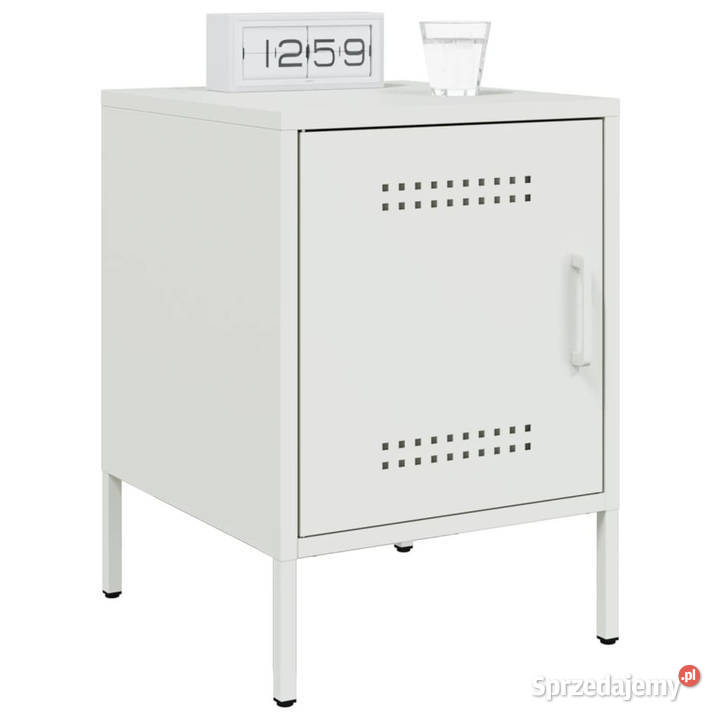 Szafka nocna biała 36x39x505 stal WM842920 Warszawa