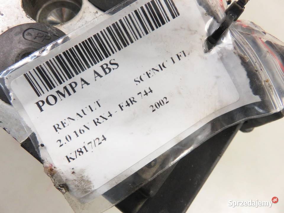 POMPA ABS RENAULT SCENIC I RX4 0273004396 małopolskie