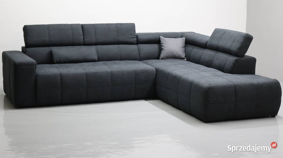 TRD Narożnik grafitowy kolor regulowane zagłowki wielkopolskie Poznań