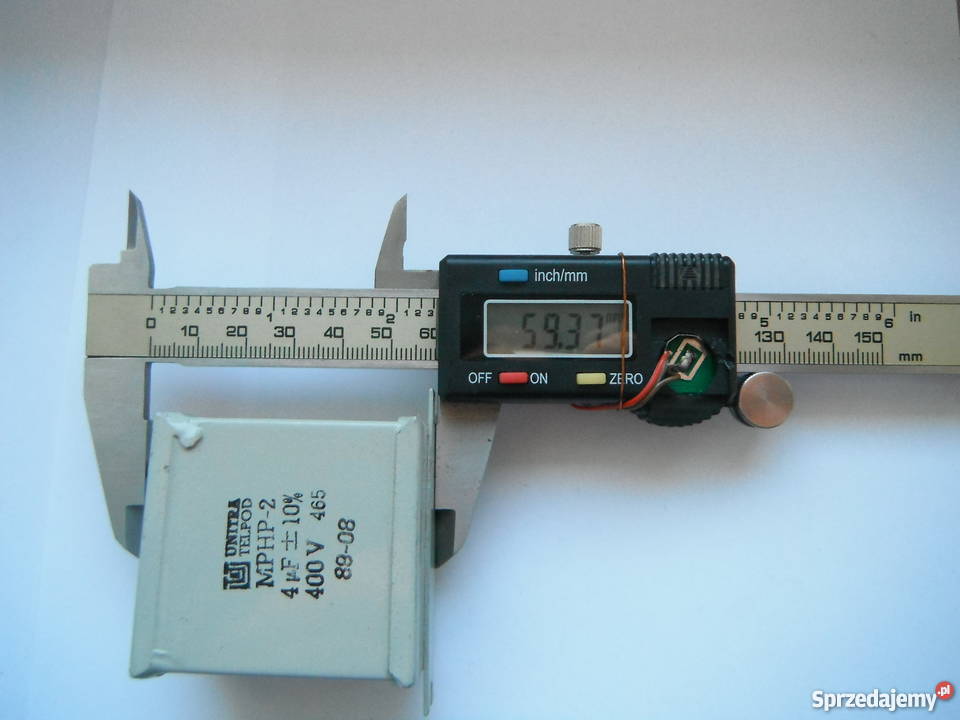 MPHP2 4uF 400V kondensator papierowo olejowy Chlewiska