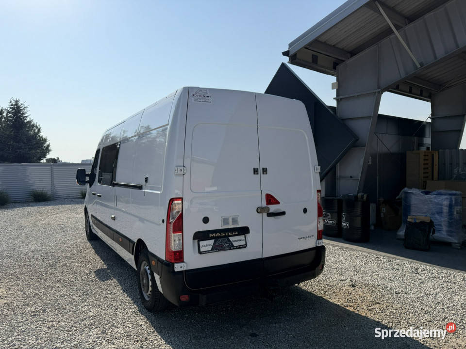 Renault Master L3H2 brygadówka 5osobowa doka 150 klimatyzacja Warszawa