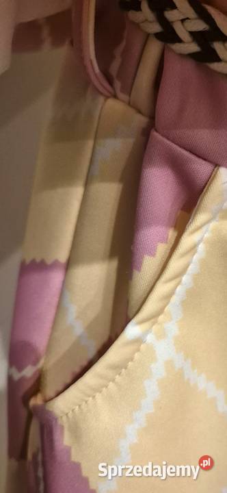 Made In Italy Spódnica Romby Żółta 95viskoza Spódnice i sukienki wielkopolskie Poznań