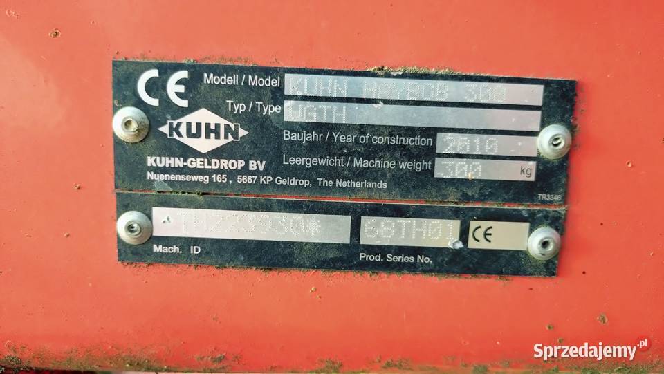 Sprzedam Przetrząsarko zgrabiarke KUHN HAYBOB nieuszkodzony