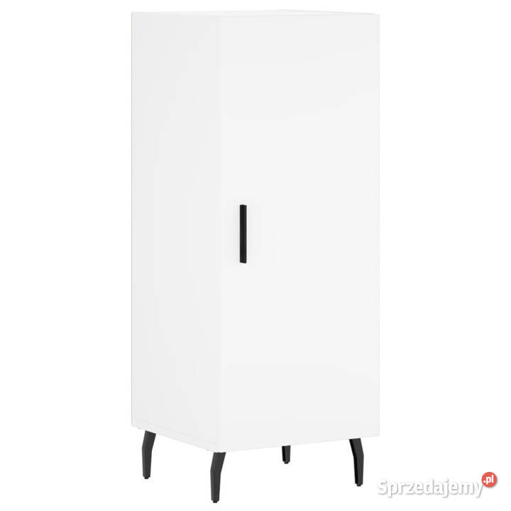 Wysoka szafka biała 345x34x180 materiał Warszawa