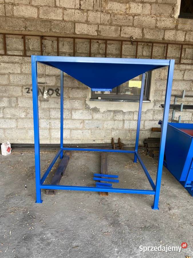 Kosz zasypowy paczkarka Bufor przyjęciowy do big Niedrzew Pierwszy