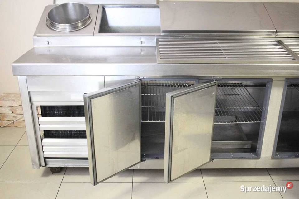 Stół chłodniczy gastronomiczny 260 z nadstawką