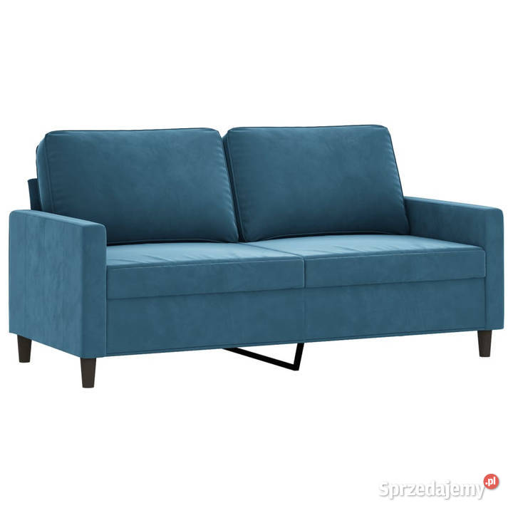 Sofa 2osobowa niebieski 140 tapicerowana Warszawa sprzedam