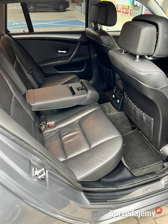 BMW E61 2008 lift 20d automat Panorama skóra nawigacja Seria 5 śląskie Dąbrowa Górnicza