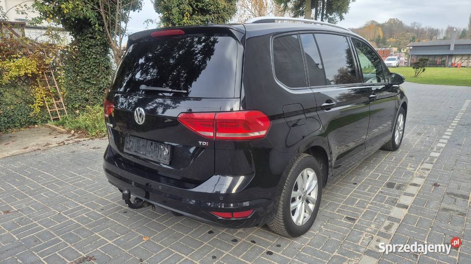 Volkswagen Touran 16 TDi 110 7 Foteli Radar Alu manualna Samochody osobowe Elbląg