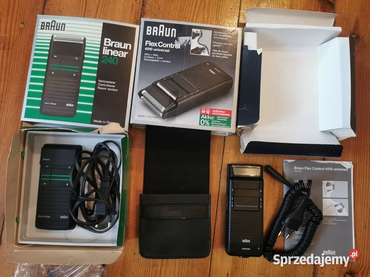 Golarka Braun x 2 sztuki AGD drobne Lębork