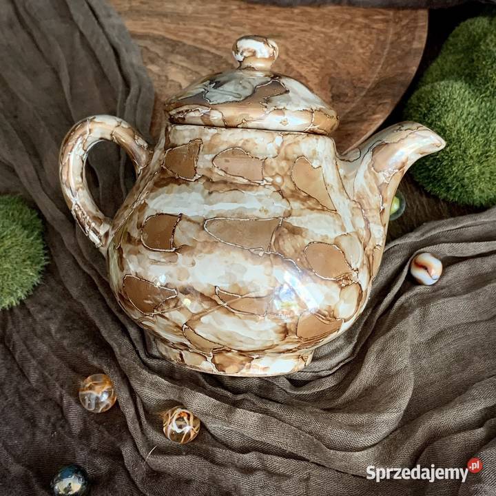 Dzbanek imbryk porcelana PRL 05 l