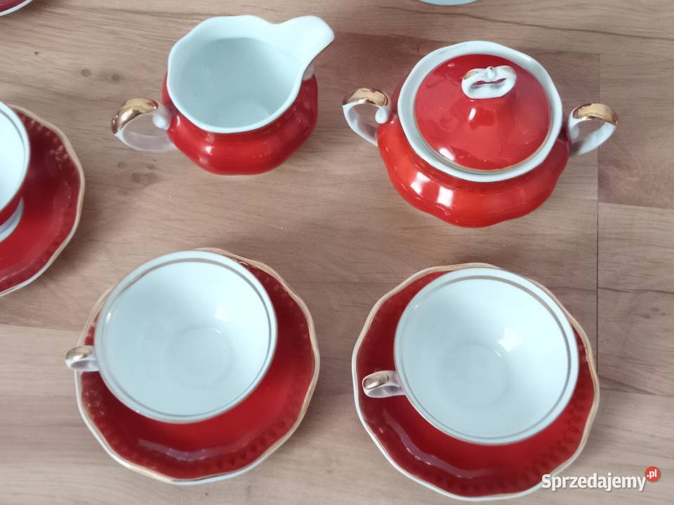 Zestaw kawowy KAROLINA Wałbrzych z lat 70 Świdnica sprzedam
