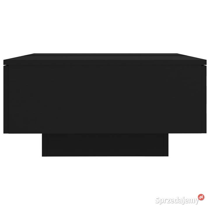 Stolik kawowy czarny 90x60x31 materiał Warszawa