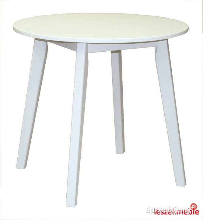 STÓŁ OKRĄGŁY FI 90 BIAŁY STOLIK ŁAWA warmińsko-mazurskie