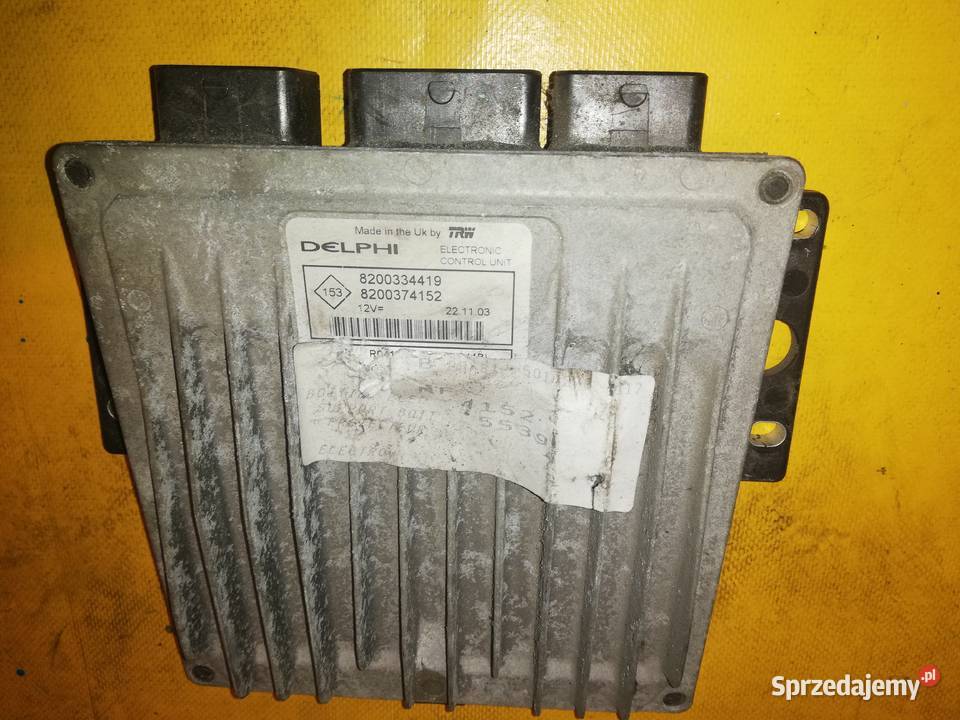 komputer sterownik silnika 15 dci Renault różne osobowe Piotrków Trybunalski
