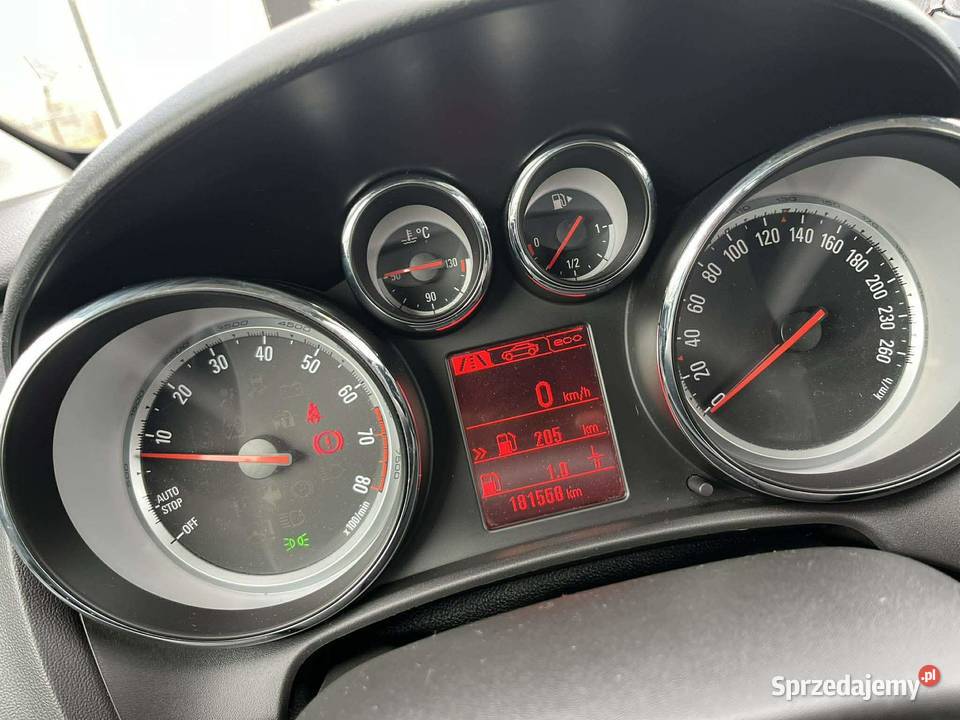 Opel Astra J 14t 2013 Zambrów sprzedam