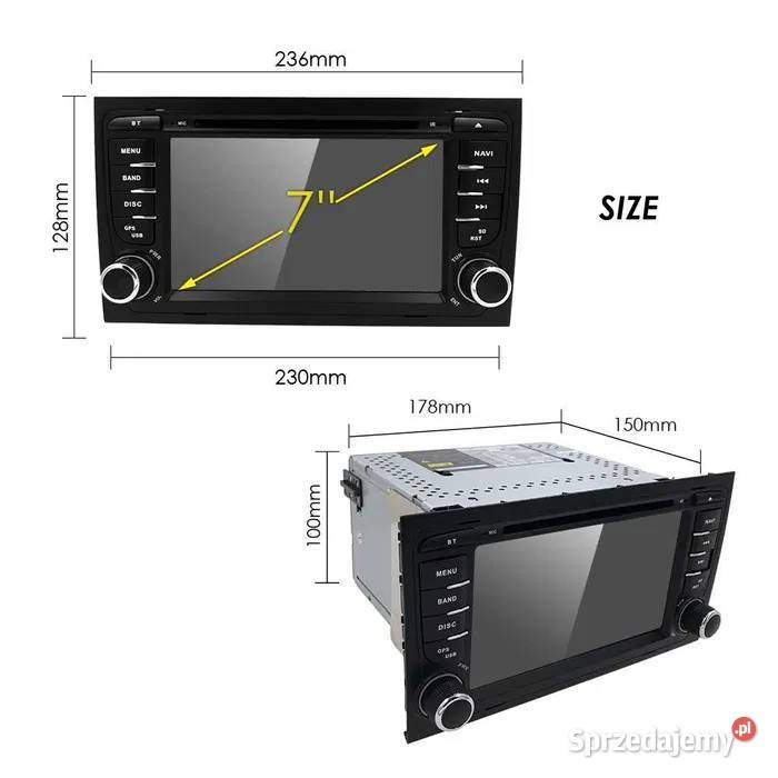 Radio android Audi A4 S4 RS4 DVD gps wifi Ożarowice
