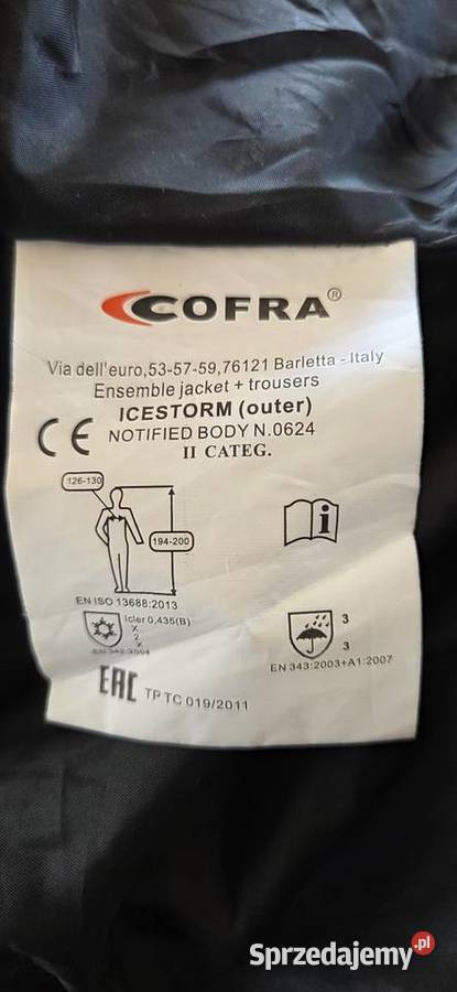 Kurtka robocza cofra Koronowo