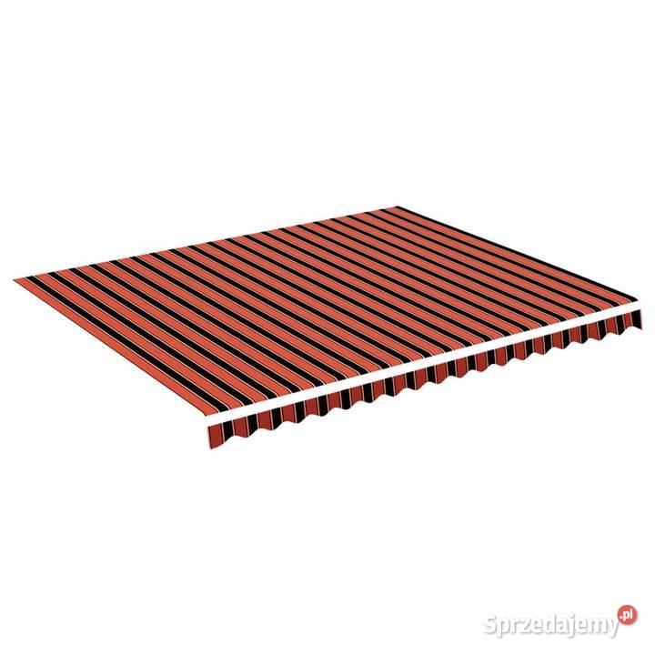 vidaXL Zapasowa tkanina na markizę pomarańczowo