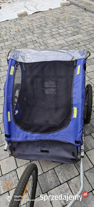 Riksza do roweru dwójki dzieci Stare Iganie