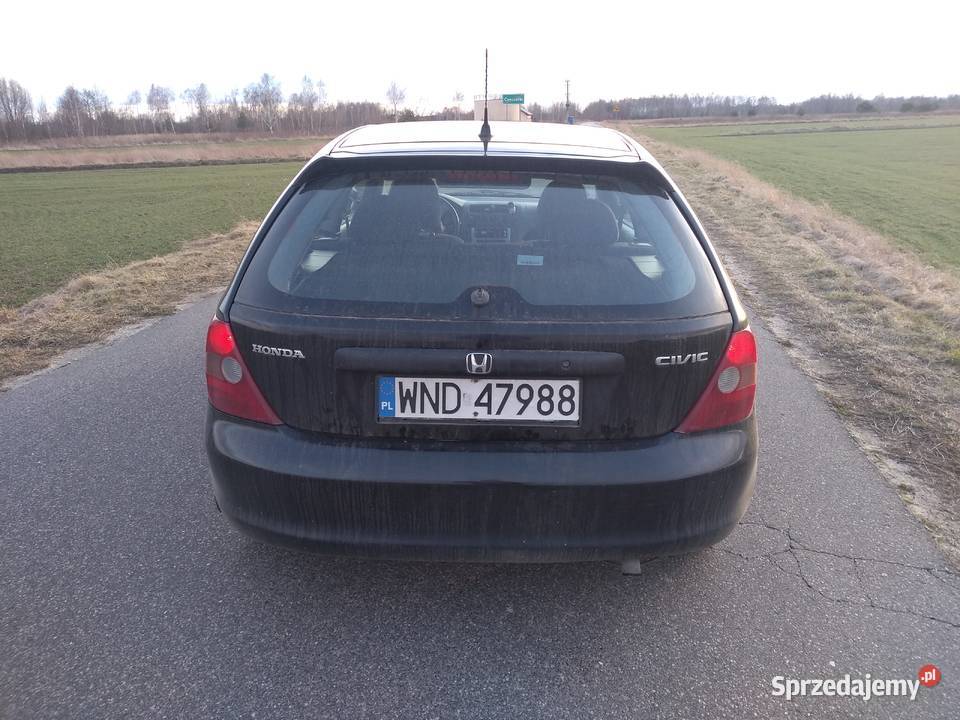 Honda Civic VII 2001 3D 14 LPG Klimatyzacja Czeczotki sprzedam