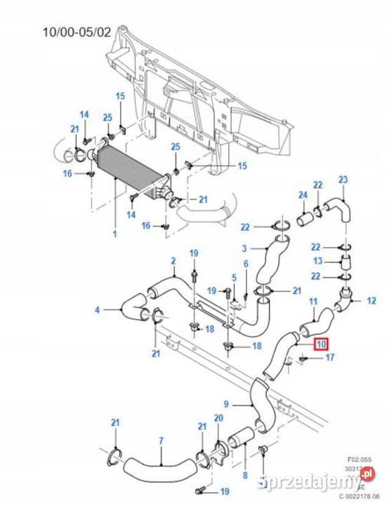 PRZEWÓD POWIETRZA FORD MONDEO 0007 1126253