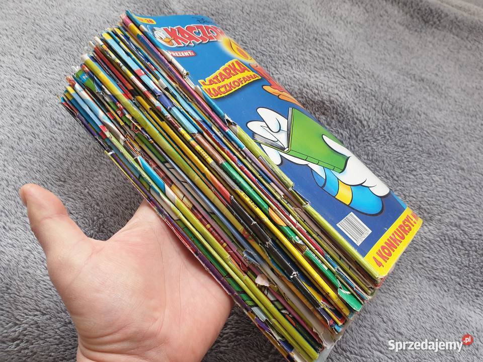 Kaczor Donald zestaw 21 komiksów dla dzieci Książki i Podręczniki pomorskie sprzedam