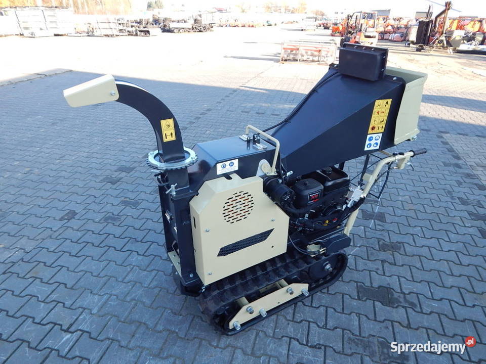 Rębak drewna na gąsienicach SZ130 GEOGRAS RATY podkarpackie Żurawica