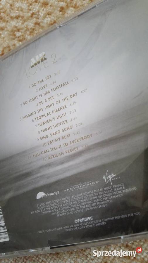 AIR Love 2 2009 VirginEMI CD lubelskie Puławy