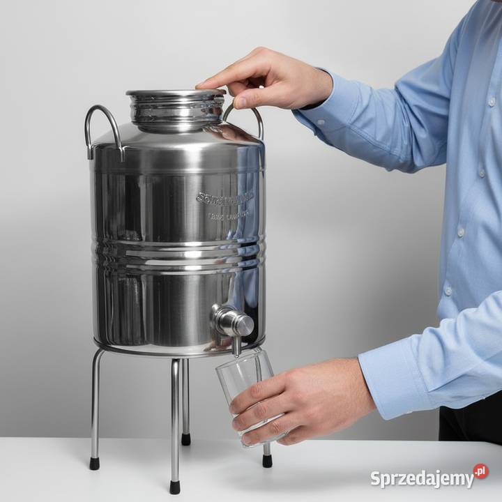 Beczka Antałek Dyspenser dozownik stal