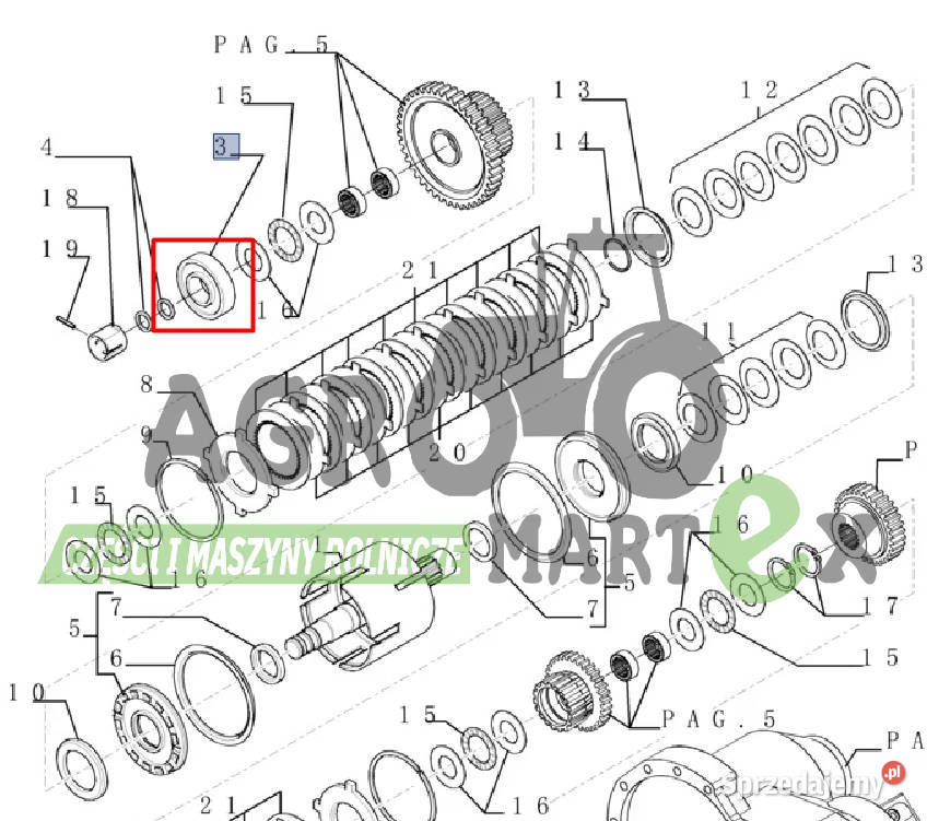 76086273 153214772 153214673 ŁOŻYSKO CNH