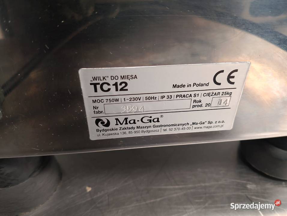 Wilk do mięsa MaGa TC12 Wrocław