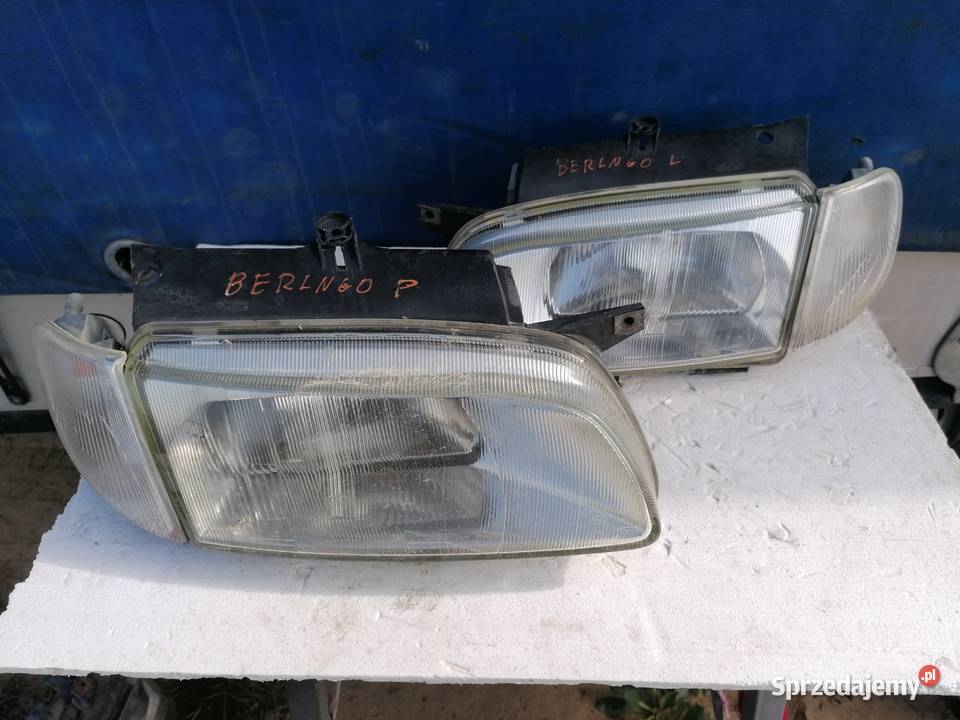 Lampy Przód Kpl Citroen Berlingo Wisznice