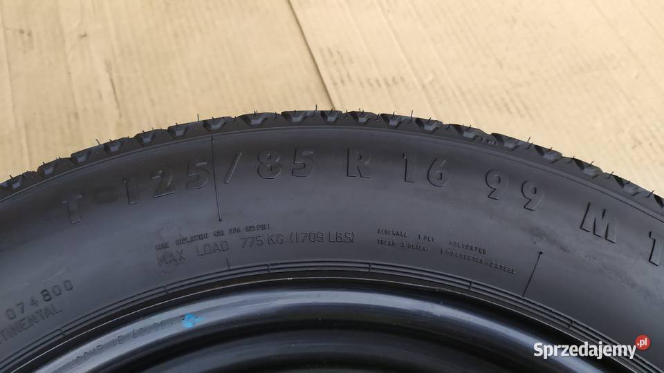 Koło dojazdowe 16 4x108 CITROEN C3 Aircross C4 Koła dojazdowe wielkopolskie Miejska Górka