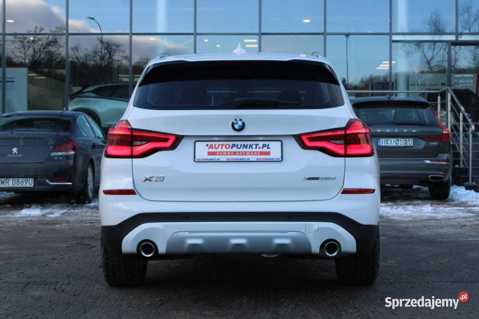 BMW X3 2020r LED Półskóra Navi El Klapa Klima Kraków