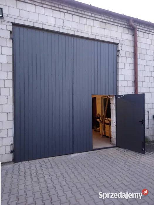 Bramy Drzwi garażowe wrota stalowe wierzeje hala sprzedam