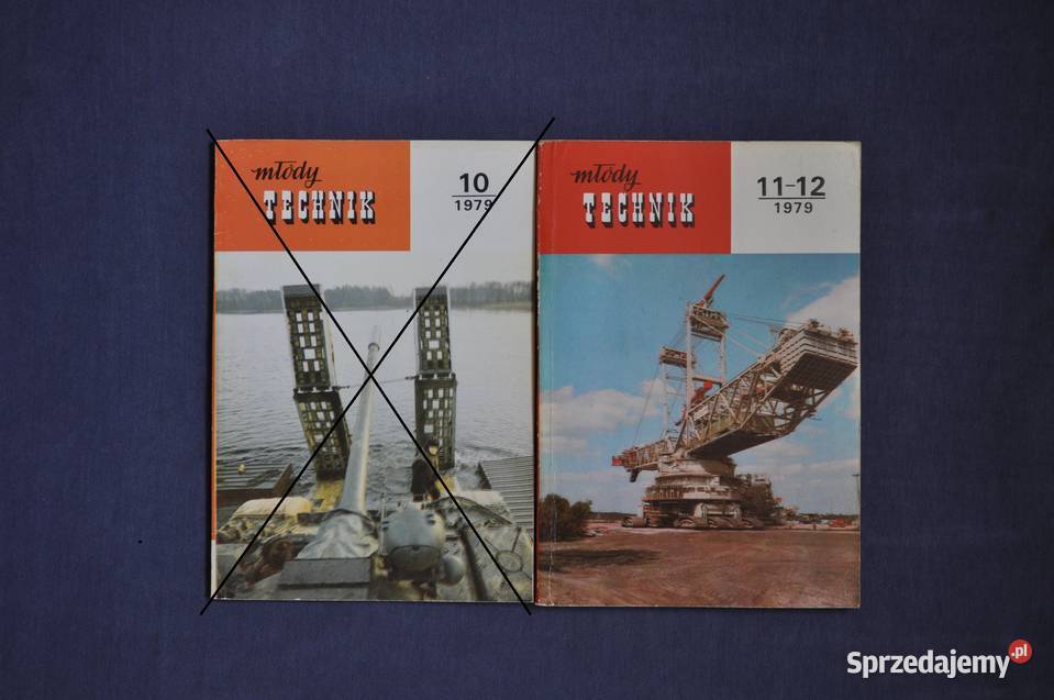 Młody Technik 1979 numery 1 2 3 4 6 7 8 9 1112 Rok wydania 1979 Warszawa