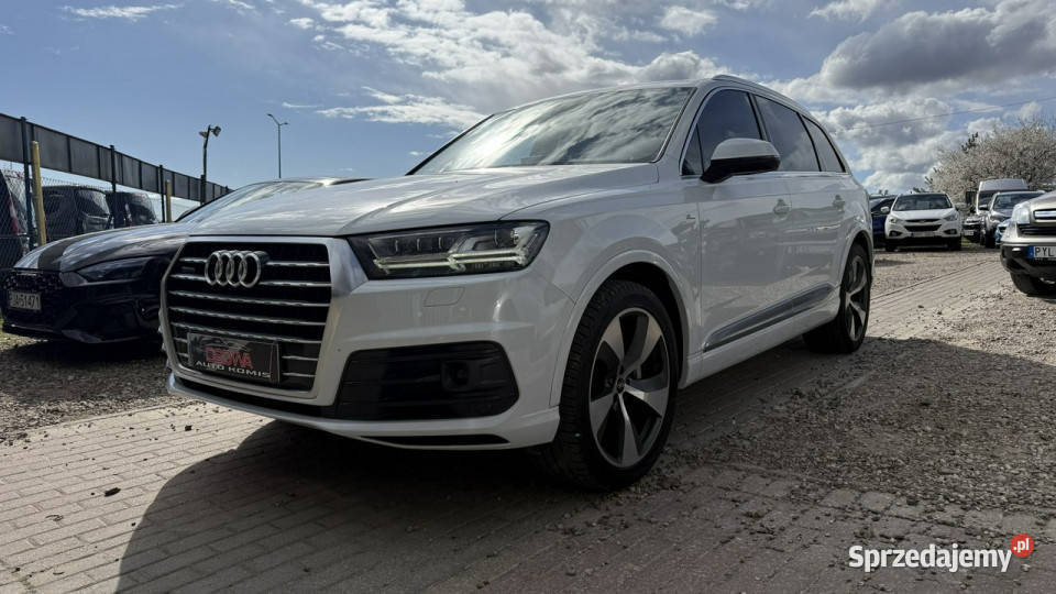 Audi Q7 30tdi quattro 3 x sline wersja 7os isofix Gdańsk