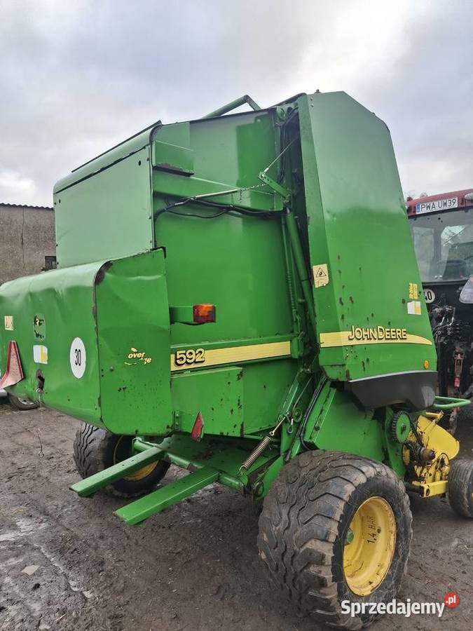 Prasa john deere 592 rotor nieuszkodzony Mokronosy