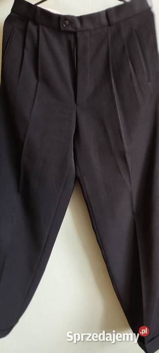 Spodnie czarne męskie garniturowe eleganckie Wrocław