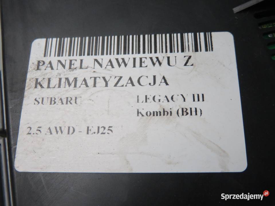 KLIMATRONIK SUBARU LEGACY III 72311AE161