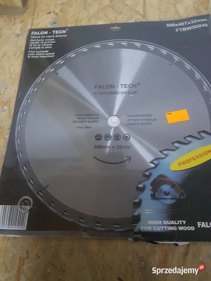 TARCZA WIDIOWA DO DREWNA 500 mm x 32 40T WIDIA