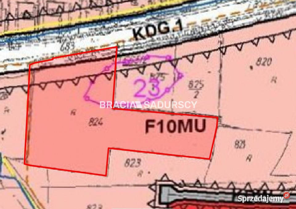 Działka do sprzedania 6100m2 Jaśkowice Krakowska
