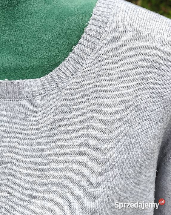 Szary prosty sweter L 40 XL 42 Szczecin