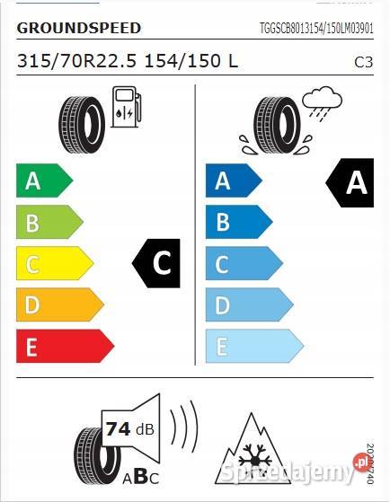 GROUNDSPEED GSVS02 31570 R225 Opony napęd kostka Zarębki
