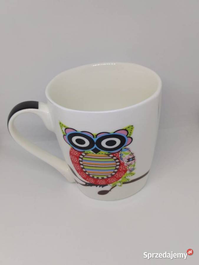 Kubki porcelanowe z sowami Radom