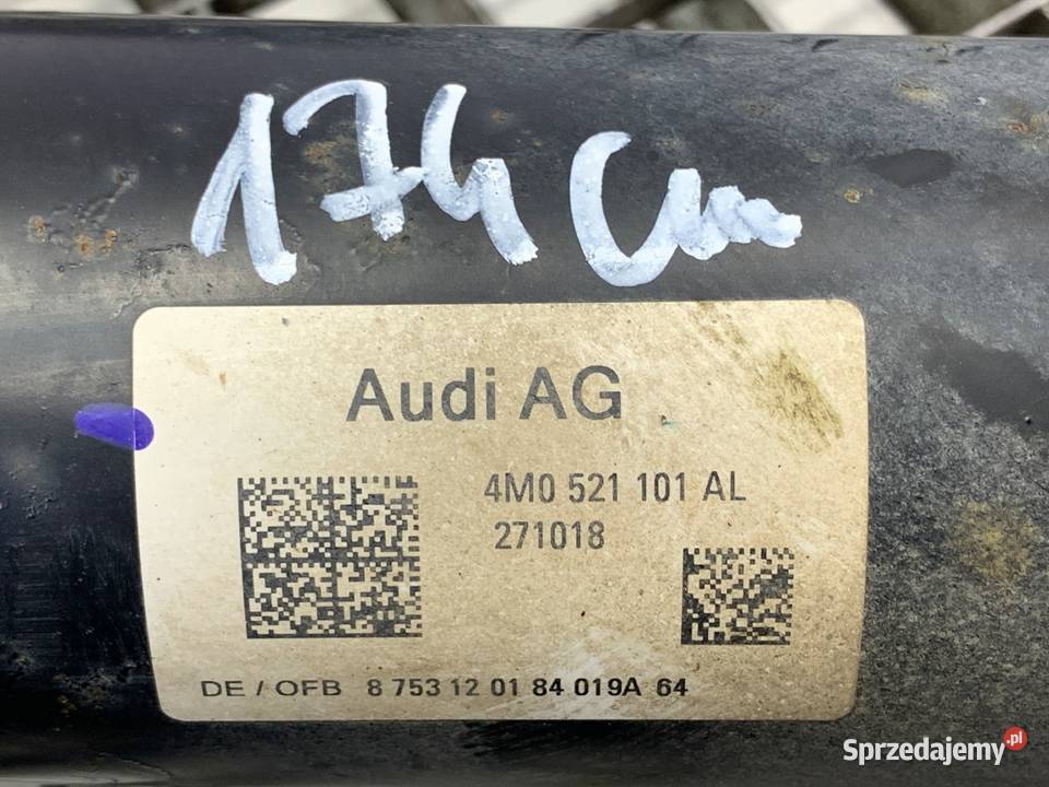 WAŁ NAPĘDOWY TYŁ AUDI Q8 SUV 30 286 4M0521101AL podkarpackie